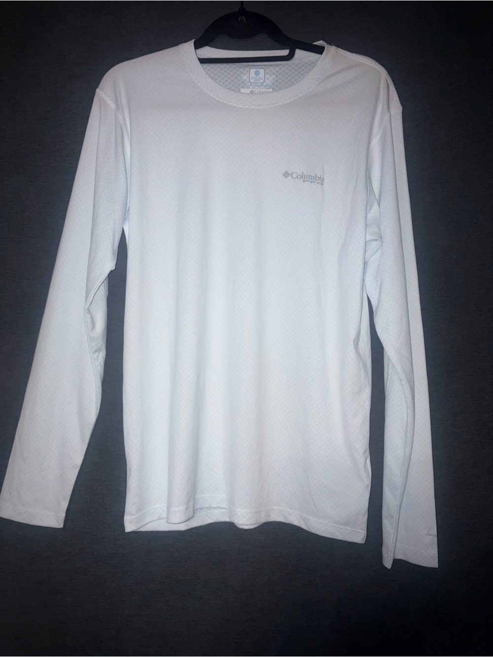 Columbia Men's Long Sleeve Performance Tee in White
